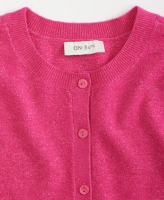 Women's Ruffle-Hem Cardigan, Macy's Exclusive