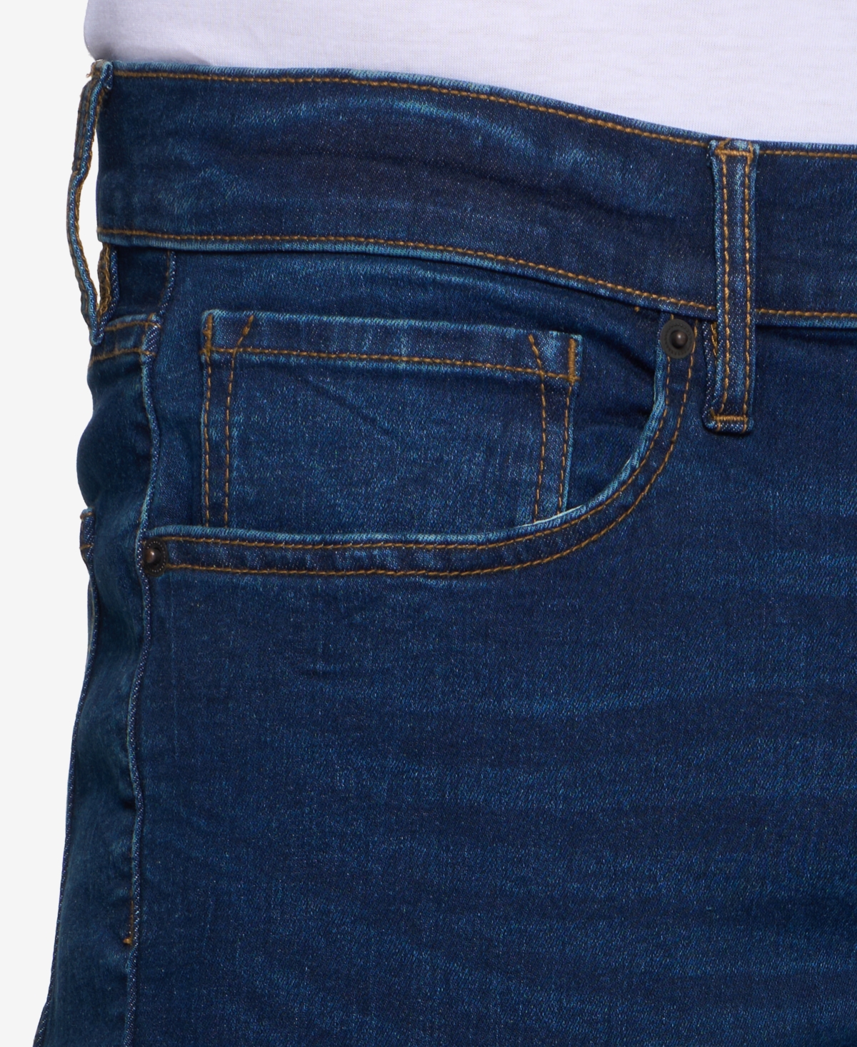 Lazer Men's Straight-fit Jeans In Blue