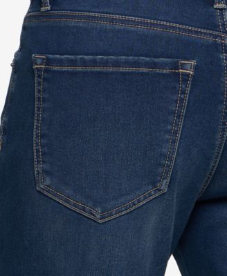 Men's Straight Fit 5-Pocket Knit Jeans