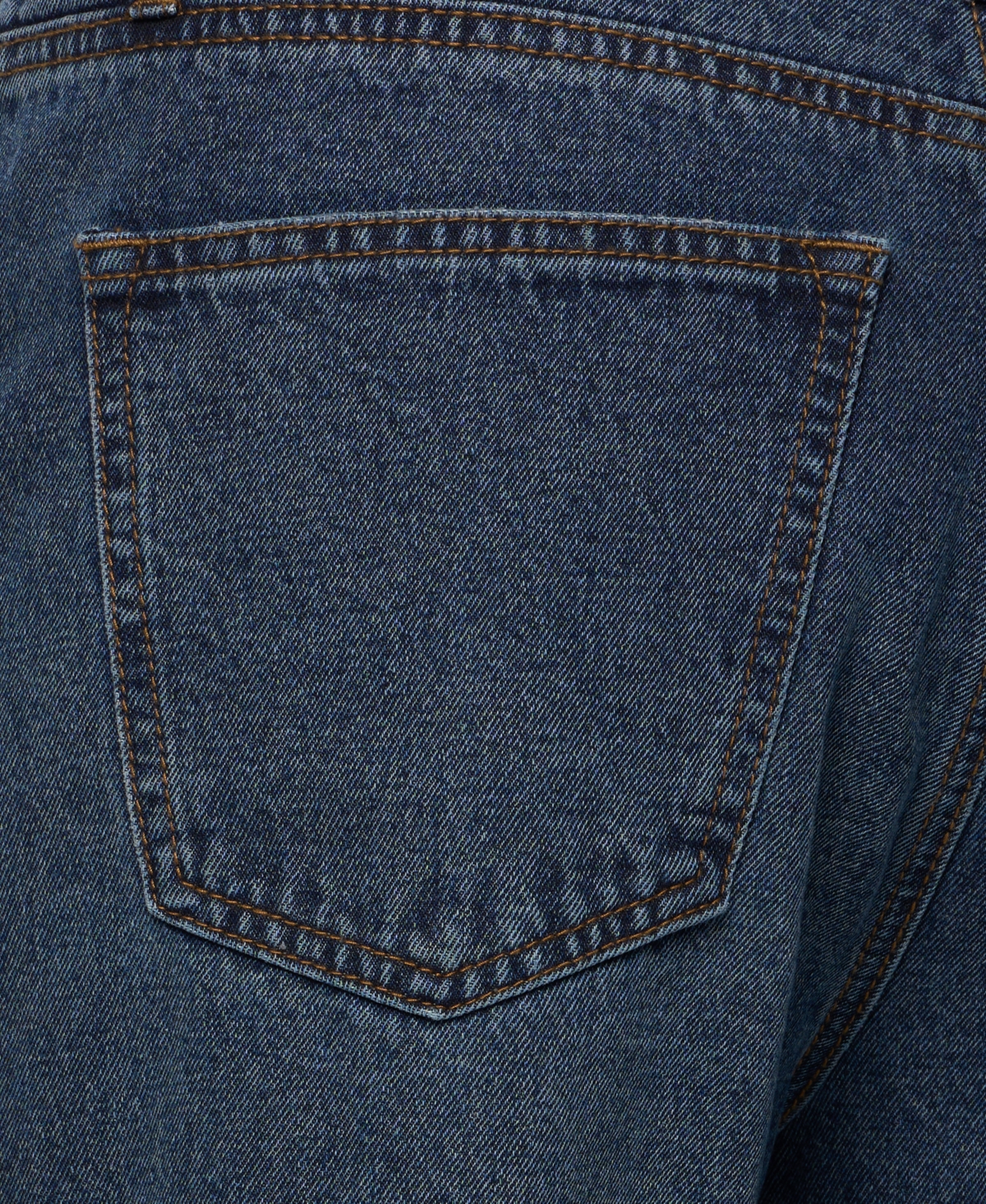 Lazer Men's Loose Fit 5-pocket Denim Jeans In Brown