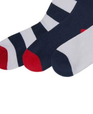 Little Boys 3-Pack Americana Bear Socks