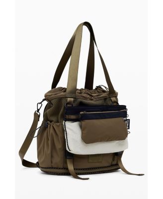 Women's Large expandable nylon backpack