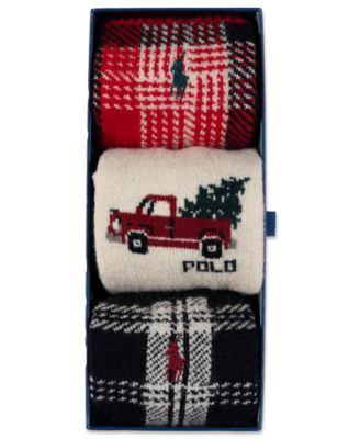 Men's 3-Pack Truck Shirting Plaids Socks Giftbox
