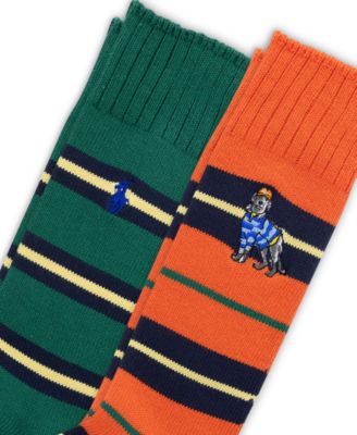 Men's 2-Pack Dog Embroidered Socks