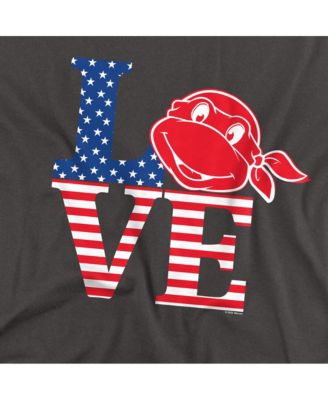 Men's Teenage Mutant Ninja Turtles Love 4th Of July T-Shirt