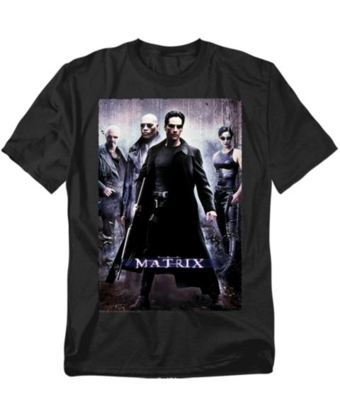 Мужская футболка Matrix The Poster, цвет: Чёрный