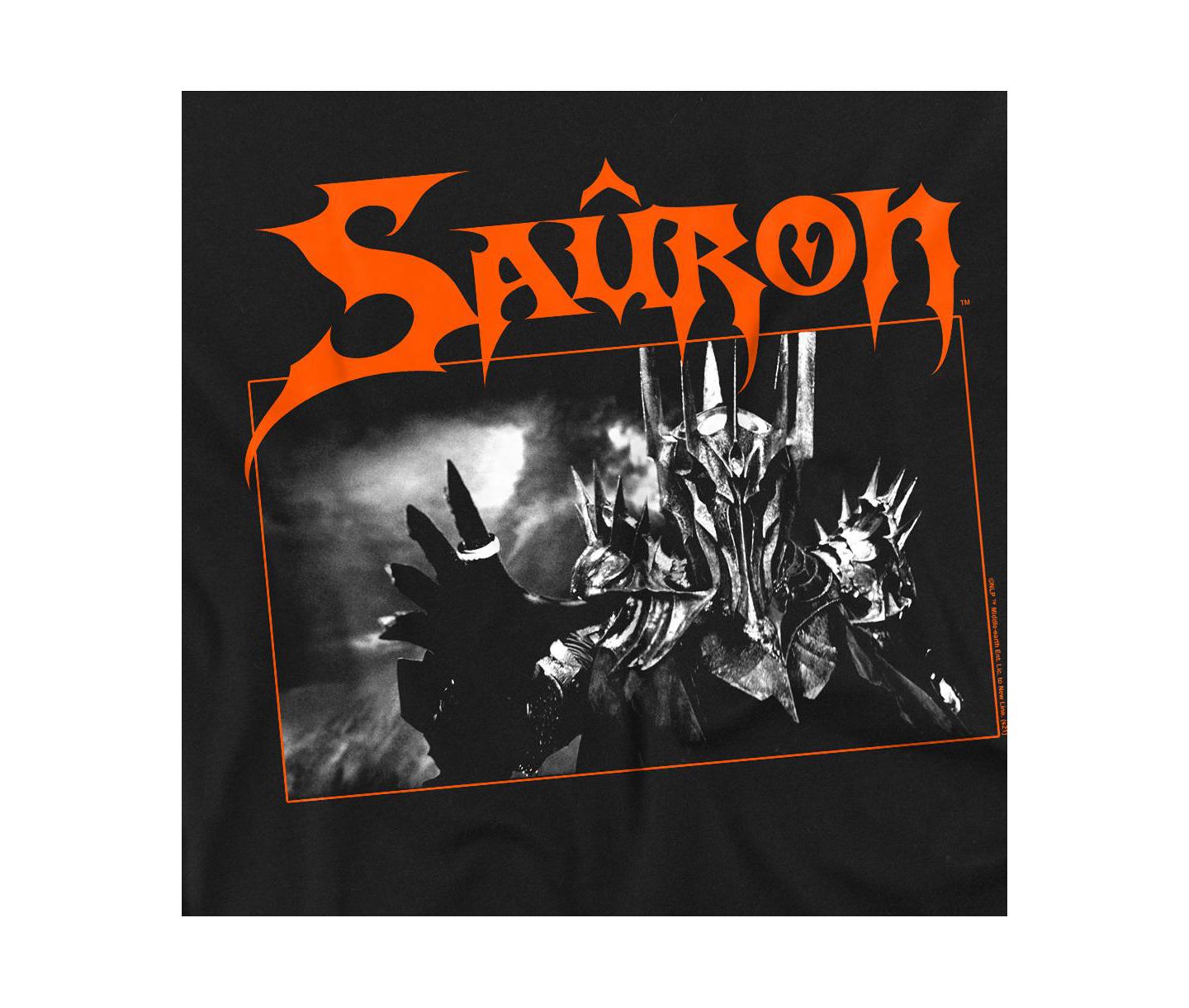 Мужская футболка Lord Of The Rings Big & Tall Sauron, цвет: Чёрный — фото 2