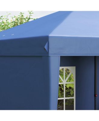 9.7' x 19.2' Pop Up Canopy with 4 Removable Sidewalls,