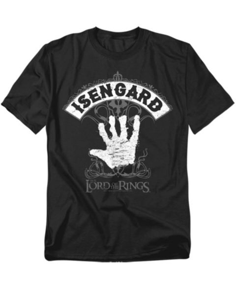 Мужская футболка Lord Of The Rings Big & Tall Isengard, цвет: Чёрный