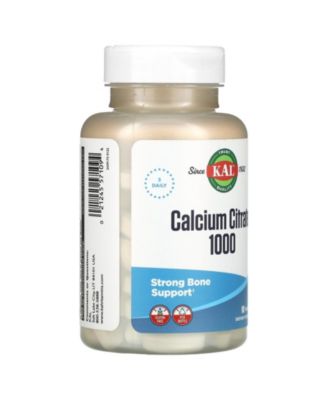 Calcium Citrate 1000  -  90 Tablets (333 mg per Tablet)