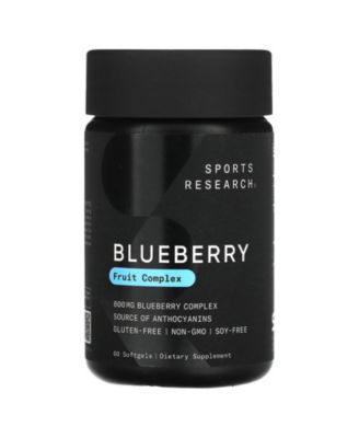 Blueberry Concentrate, 800 mg, Dietary Supplements, 60 Softgels