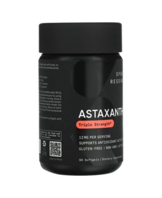 Astaxanthin  Triple Strength  12 mg  -  60 Softgels