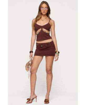 Women's Neri Beaded Belt Mini Skirt