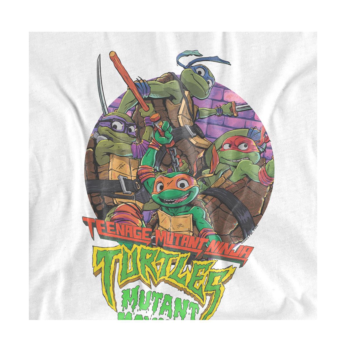 Logovision Men's Tmnt Mutant Mayhem Squad T-Shirt