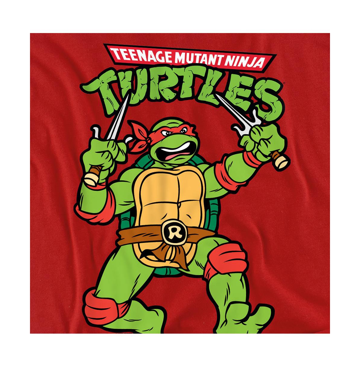 Logovision Men's Tmnt Retro Raph T-Shirt