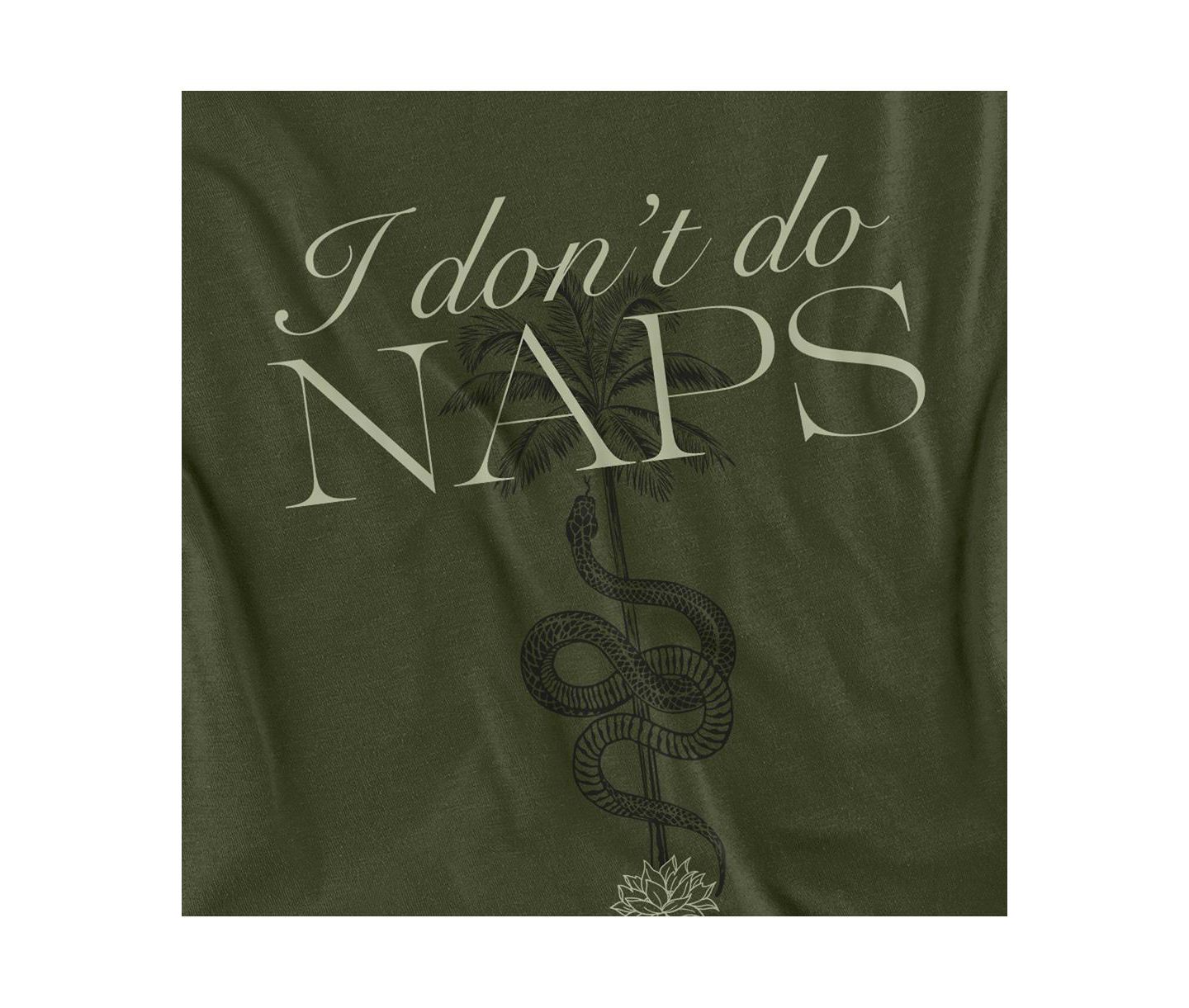 Мужская футболка Logovision The White Lotus White Lotus I Don't Do Naps, цвет: Зелёный — фото 2