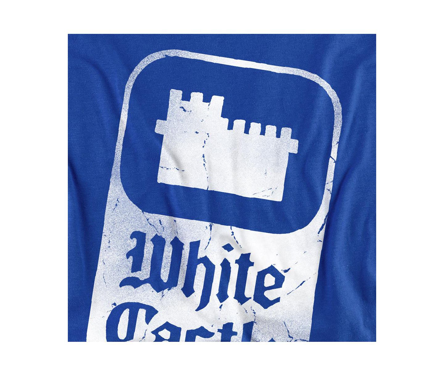 Мужская футболка White Castle Classic Logo, цвет: Королевский синий — фото 4
