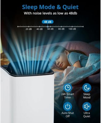 14,000 BTU Portable Air Conditioner - 3-in-1 Cooling Unit, 48dB Ultra Quiet, Window Kits with Drainage Pipe & Remote Control, Black Top Cover