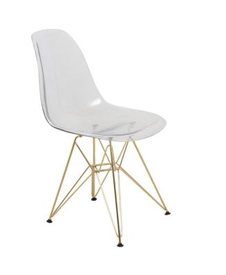 5-Piece Dining Set with 35" Round Dining Table in White Iron