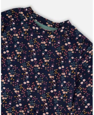 Baby Girl Tunic and Leggings Set Navy Floral - Baby
