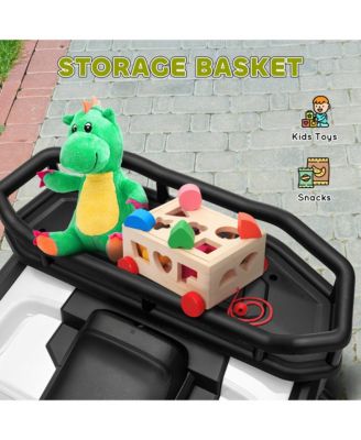 12V Kids ATV, 4 Wheeler with Spring Suspension, Storage,