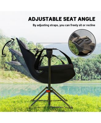 Hammock Camping Chair Set of 2 with Adjustable Back,