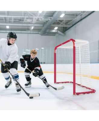 Soccer Goal, Practice Soccer Goal Net with Steel Frame, PE Mesh