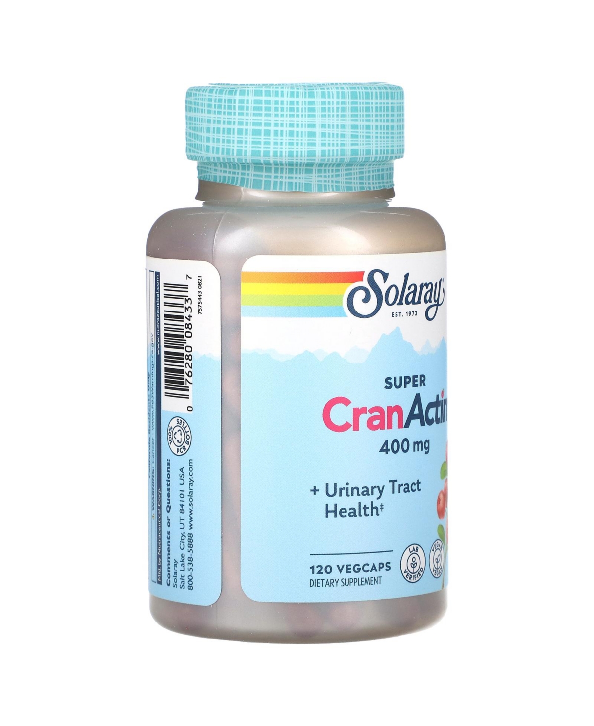 Solaray Super CranActin with Herbal Support Blend 400 mg