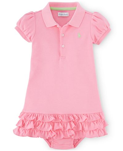 Ralph Lauren Baby Girls' Polo Dress & Bloomer Set - Dresses - Kids ...