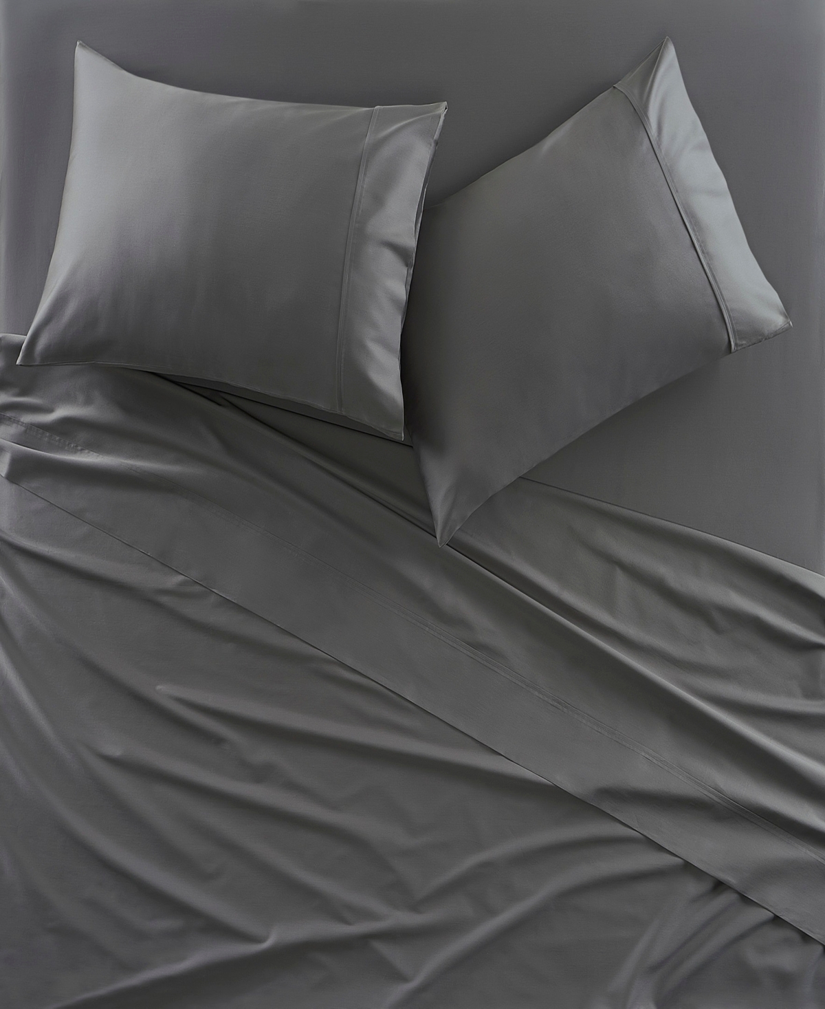 J Queen New York Premier 300 Thread Count Sateen 2-pc. Pillowcase, Standard In Gray