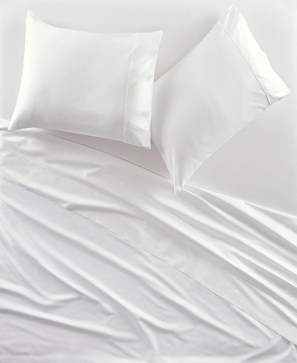 J Queen New York Premier 300 Thread Count Sateen 2-pc. Pillowcase, King In White