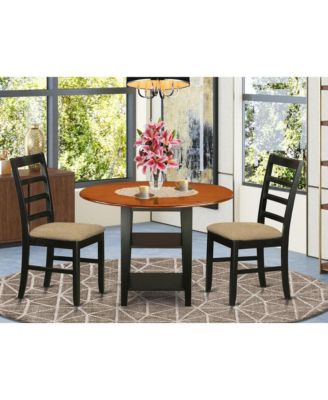 Dining Room Set Black & Cherry