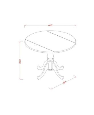 3-piece hardwood stunning Button-tufted Dining Room Set