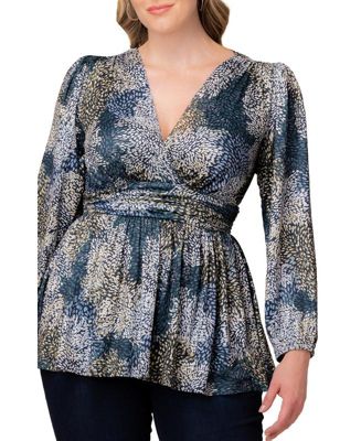 Plus Size Leah Long Sleeve Tunic Top