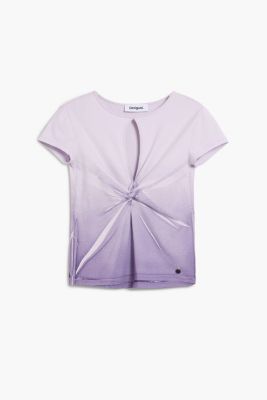 Women's Short-sleeve T-shirt with opening