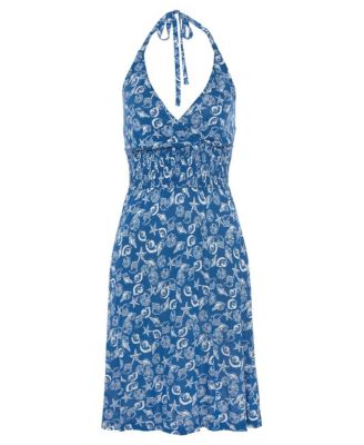 Women's Printed Halter Dress