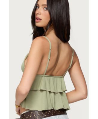 Women's Kailan Ruffled Babydoll Top