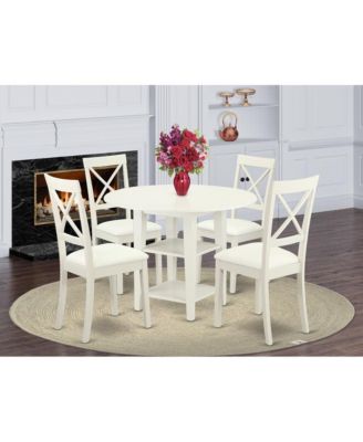 5 Pc Set With 1 Dinette Table And 4 Chairs Dining Room Set