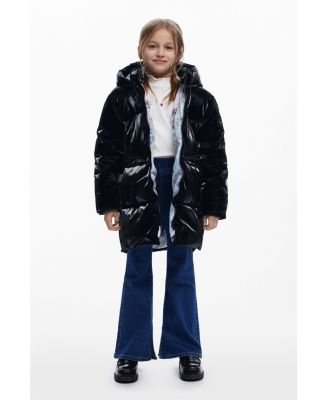 Girls Girls's Long shiny padded jacket