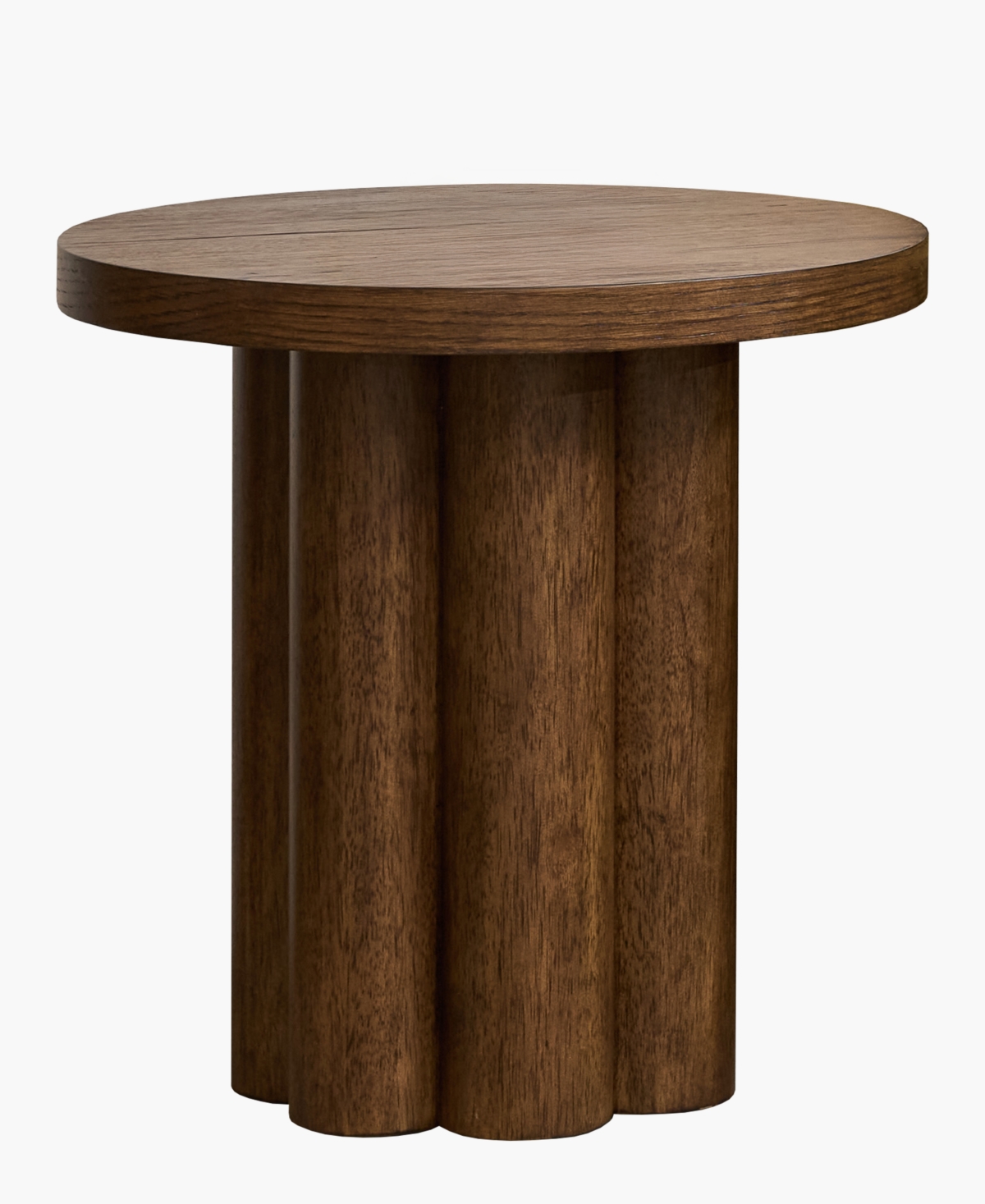 Macy's Santa Cruz 24" Wood Bunching End Table In Brown