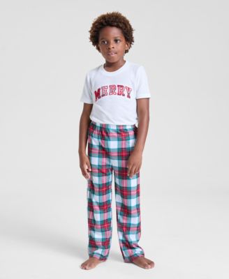 Holiday Lane - Kids 2T-16 Merry Plaid Pajama Pants