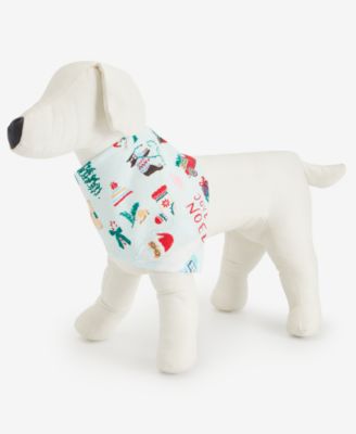 Winter Holiday Pet Bandana, Macy's Exclusive