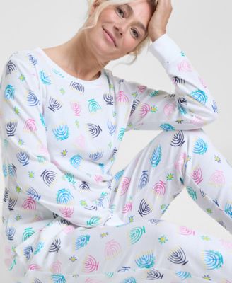 Women's Multi Menorah Cotton Pajama Set, Macy's Exclusive