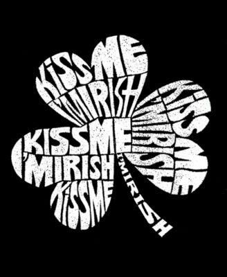 Plus Size Kiss Me I'm Irish Word Art Tank Top