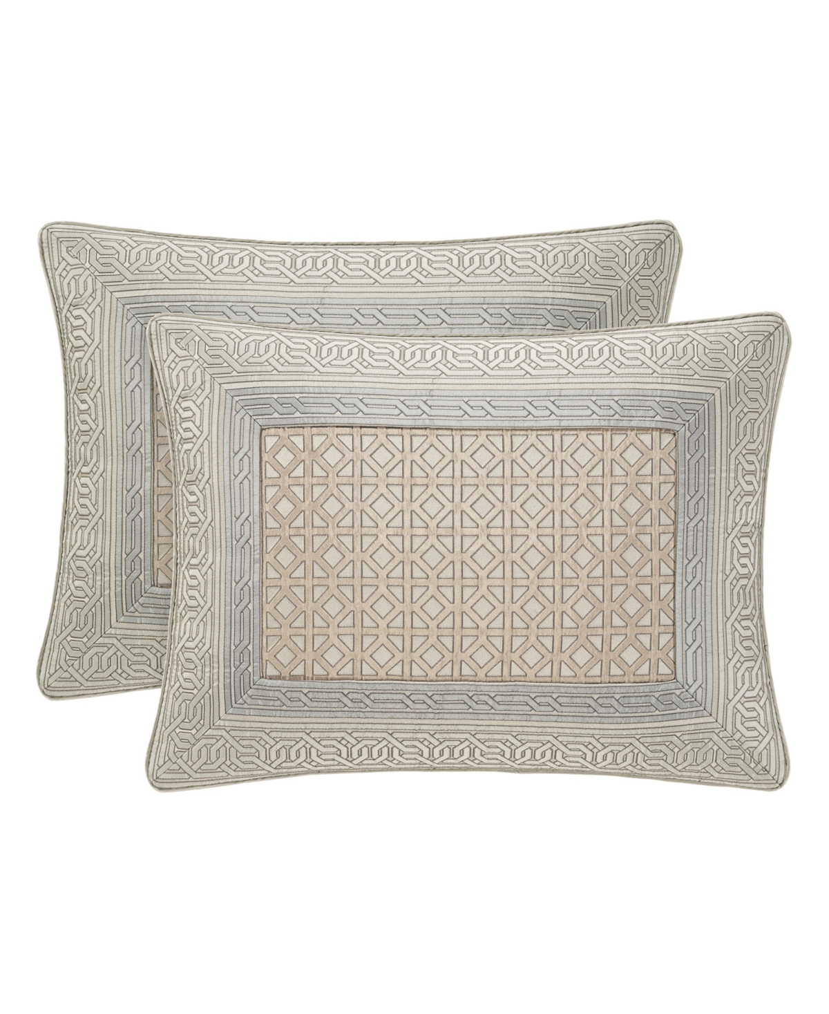 J Queen New York Alaro Embossed 4-pc. Comforter Set, King In Blue