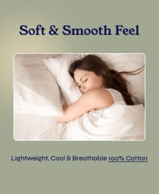 Striped 500-Thread Count Cotton Sateen Fitted Sheet, King