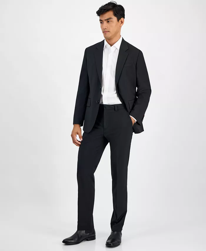 Men's Modern-Fit Solid Wool-Blend Suit Separate Jacket - thumbnail 9