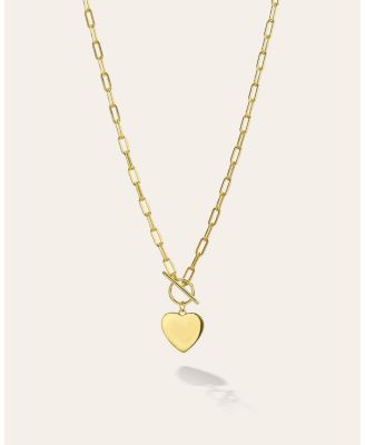 Toggle Heart Necklace