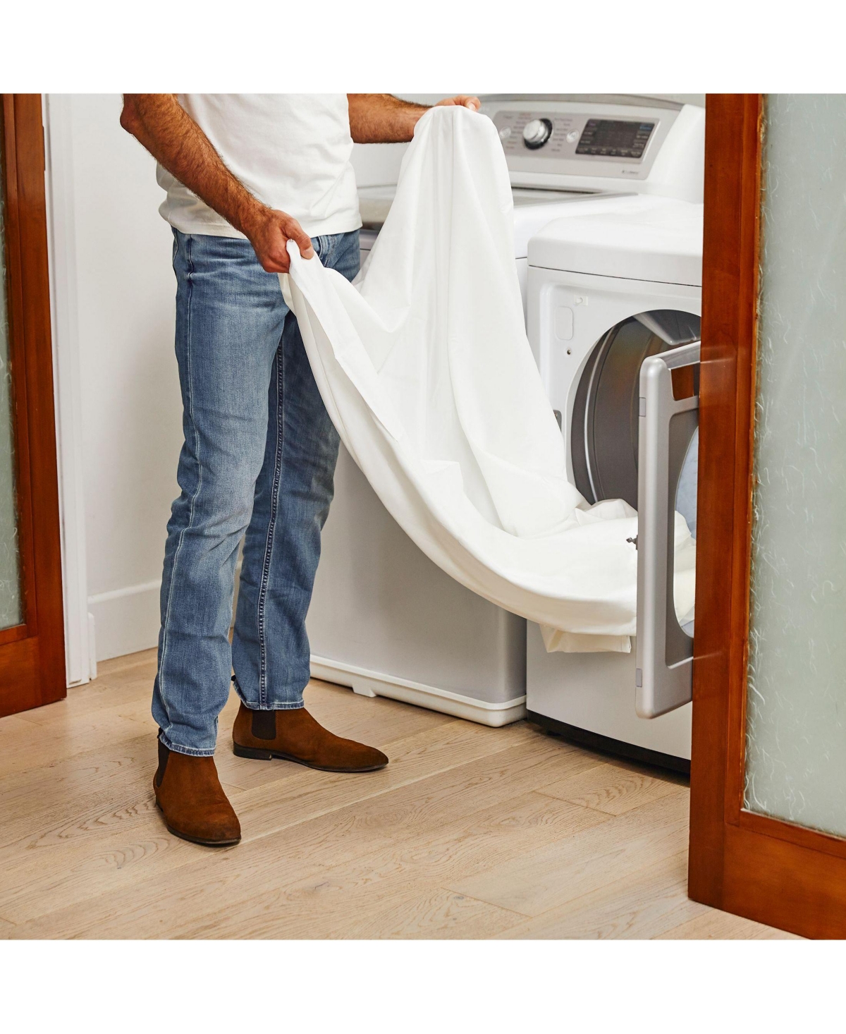 600 Thread Count 100% Cotton Printed Sheet Set - California Design Den