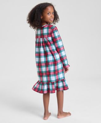 Girls 2T-16 Merry Plaid Nightgown, Macy's Exclusive